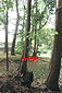 Betonfundament (Flak?) nahe Eiskeller / Behelfsluftschutzraum Osnabr&uuml;cker Stra&szlig;e Ibbenb&uuml;ren