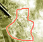 Luftbild 1945 Flak Sonnenh&uuml;gel